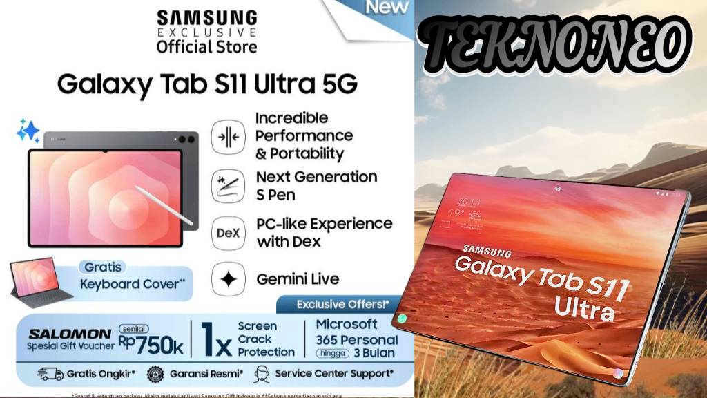 Galaxy Tab S11 5G: Tablet Super Cepat dengan Fitur Canggih yang Bikin Kamu Terpukau!
