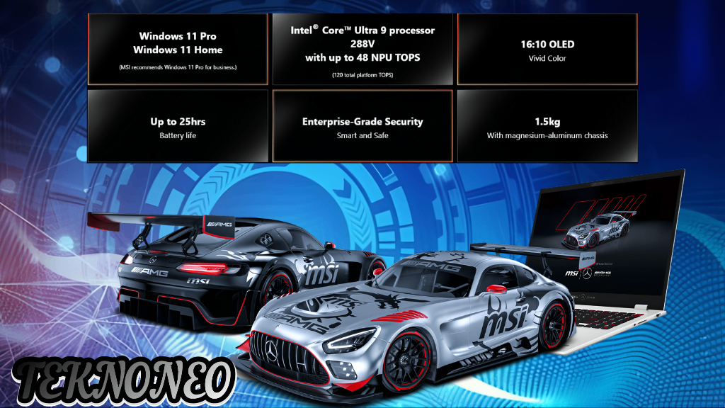 MSI Prestige 16 AI+ Mercedes-AMG Motorsport B2VM